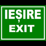 Placuta pentru iesire exit