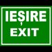 Placuta pentru iesire exit